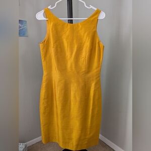 Andrea Behar Yellow Silk Dress